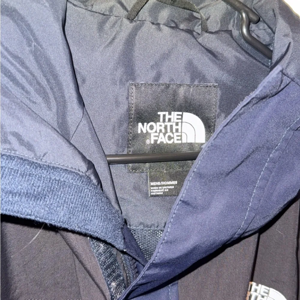 North Face Windbreaker Size M Navy